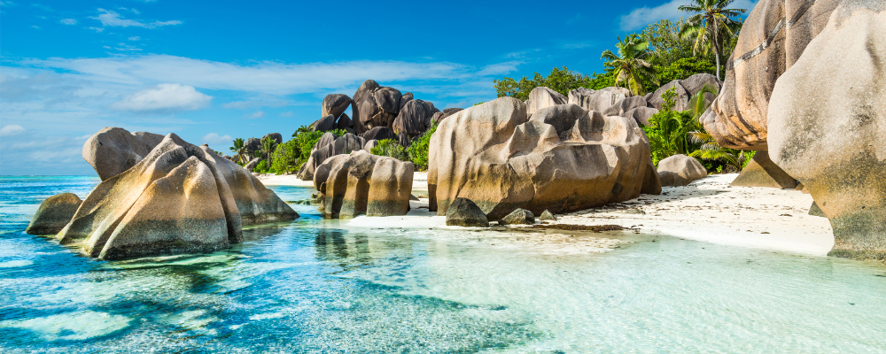 Formations rocheuses uniques aux Seychelles