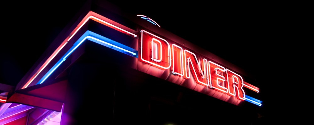 Route 66, diner, Kansas Oklahoma