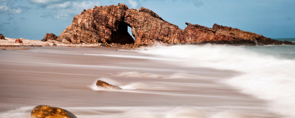 Les plages de sable fins du Brésil.